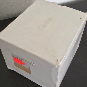 Cartier Pasha C w/GMT and Date Silver Dial 35mm Automatic Watch 2377 w/Box&Paper